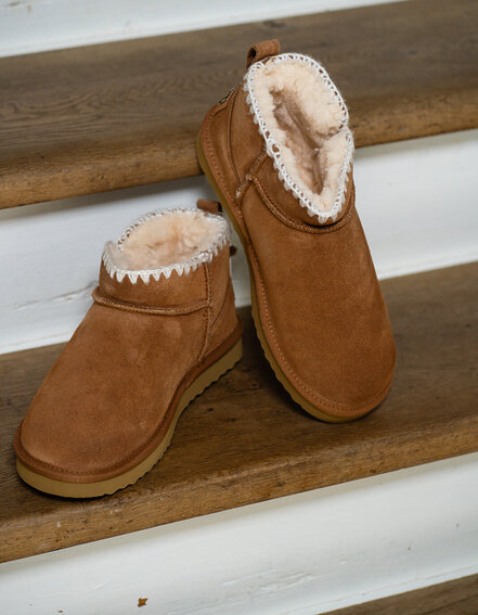 OOG - Curly Classic Ultra Mini Ankle Boots "FELINA" (OOG03)