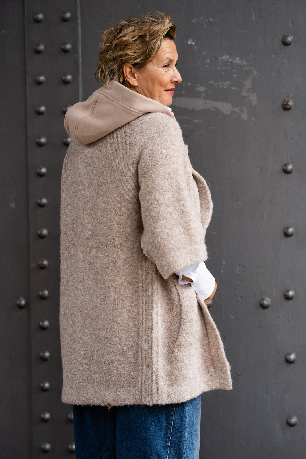 Strickjacke mit Kapuze “TAMMY” (MSC16)