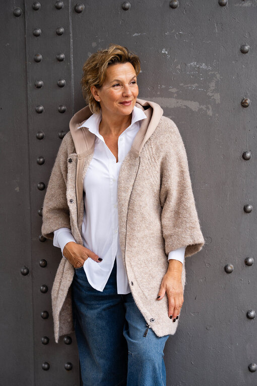 Strickjacke mit Kapuze “TAMMY” (MSC16)