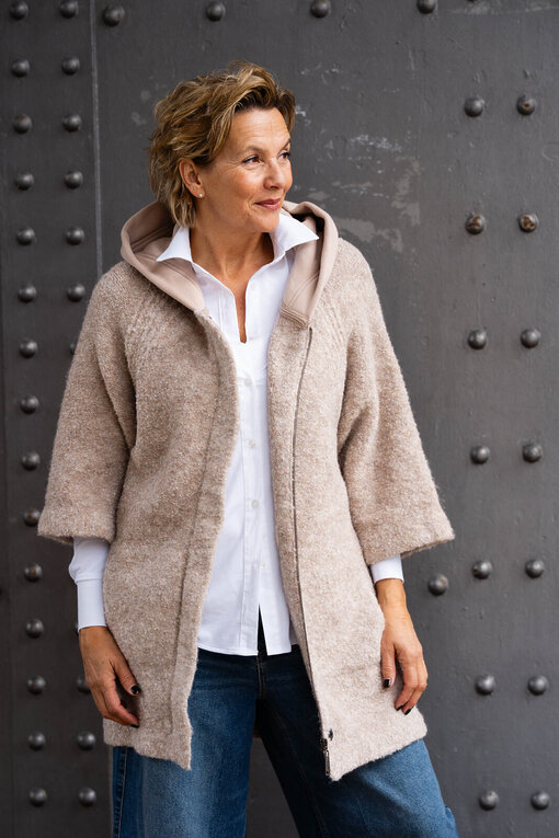 Strickjacke mit Kapuze “TAMMY” (MSC16)