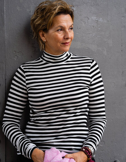 SENSES. THE LABEL - Longsleeve mit Streifen "DORA" (SE56)