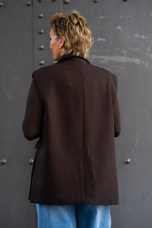 Elegante Weste “VERONIKA” braun (GW49)