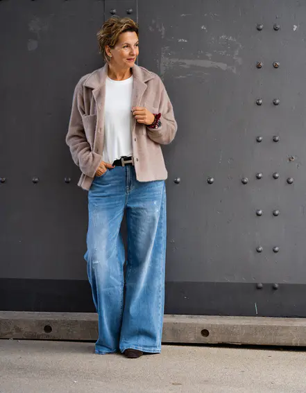 ELIAS RUMELIS - Jeans "KALEA" - middle blue (ER16)