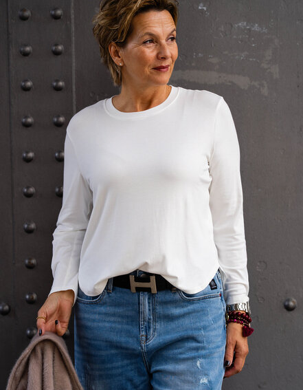FRAUENSACHE - Softes Basic Shirt "AGNES" (BA62)