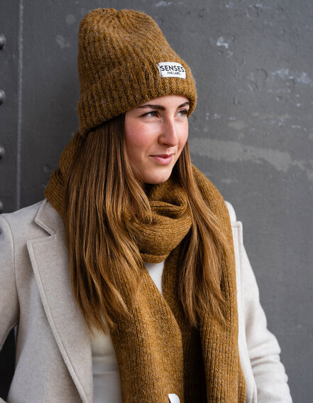 SENSES.THE LABEL - Grobstrick Mütze "ALPS" (SE35)