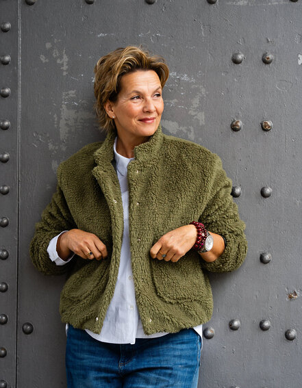 FRAUENSACHE - Kurze Teddyjacke "FRANKA" (GW71)