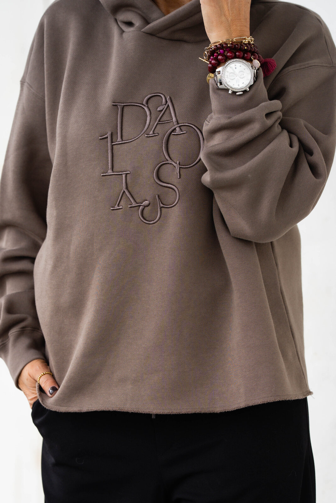 Statement Hoodie “JAZZY” moonrock (10D15)