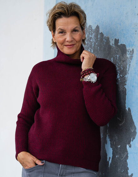 FRAUENSACHE - Klassischer Strickpullover "ROBERTA" (GW202)