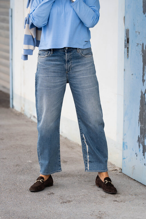 Jeans “YOANA” – crack blue (ER05)