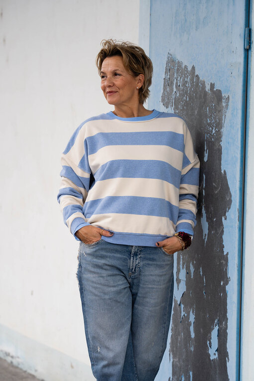Jeans “YOANA” – crack blue (ER05)