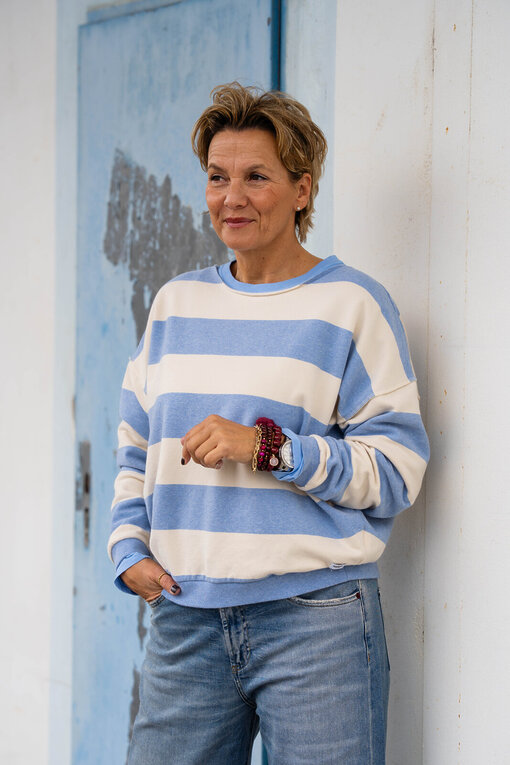 Jeans “YOANA” – crack blue (ER05)