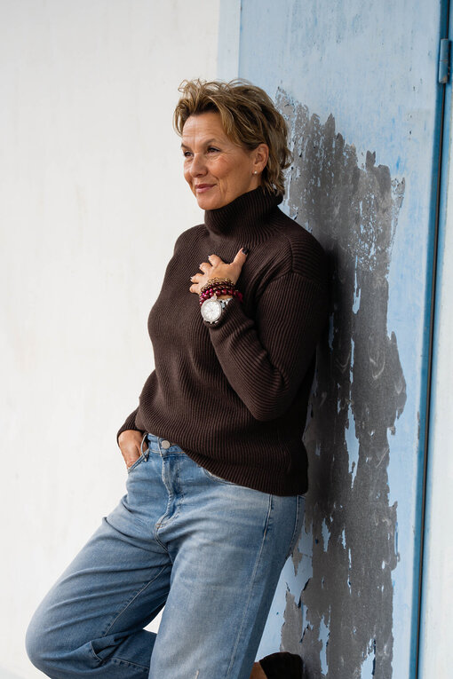 Strickpullover “ROBERTA” schokobraun (GW202)