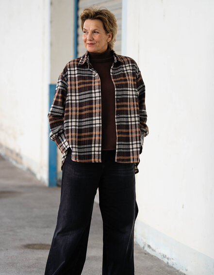 FRAUENSACHE - Kariertes Flanellhemd "TRACY" (GW04)