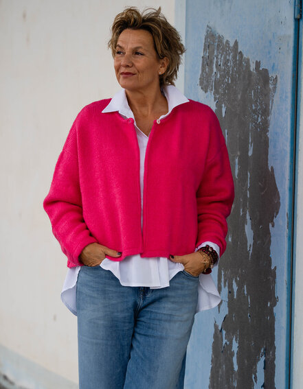 COTTON CANDY - Kuschelige Strickjacke "OONA" (CC12)