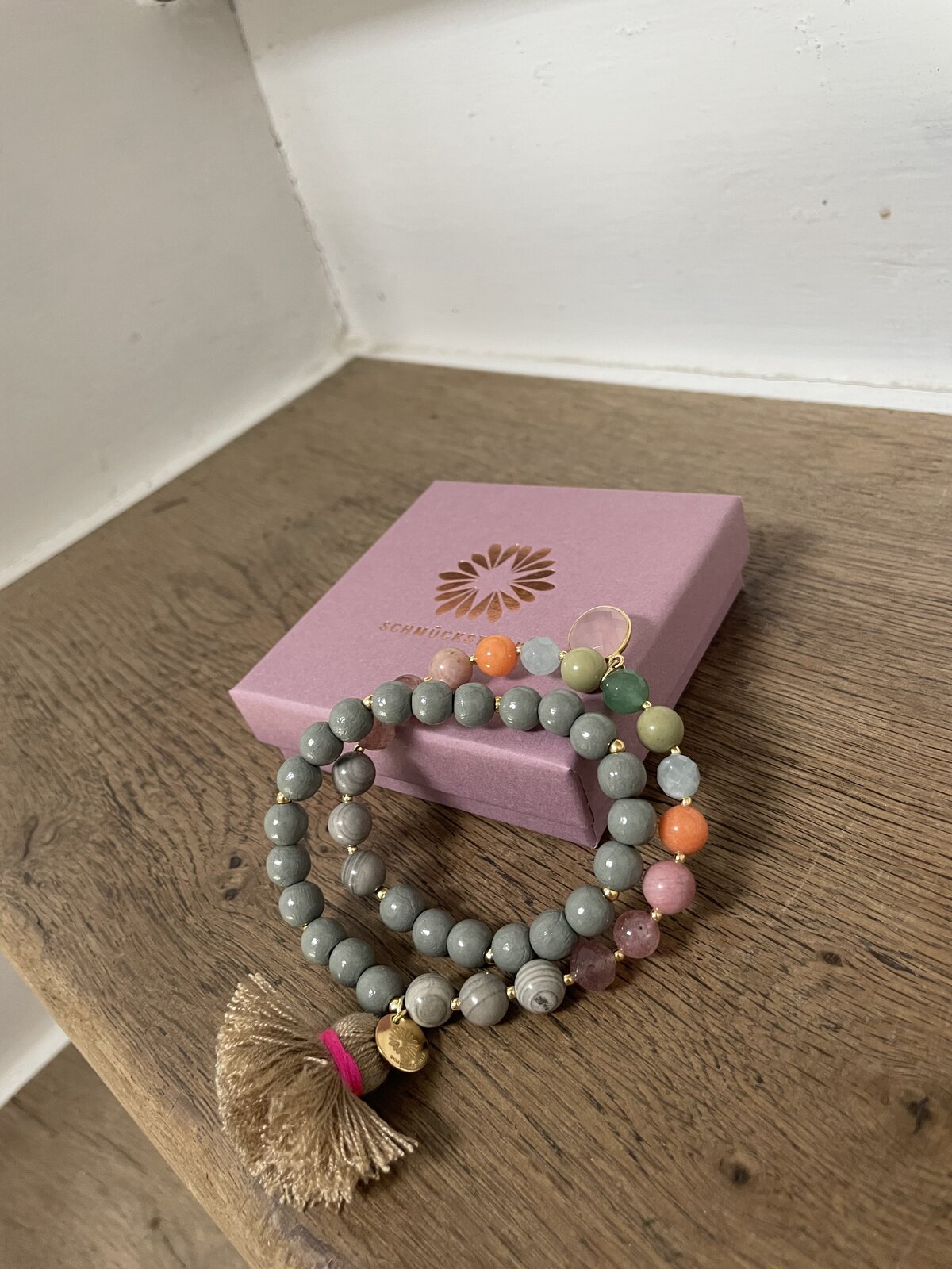 Wickelarmband “MALA TWIN COLOUR GREY” (SSK08)