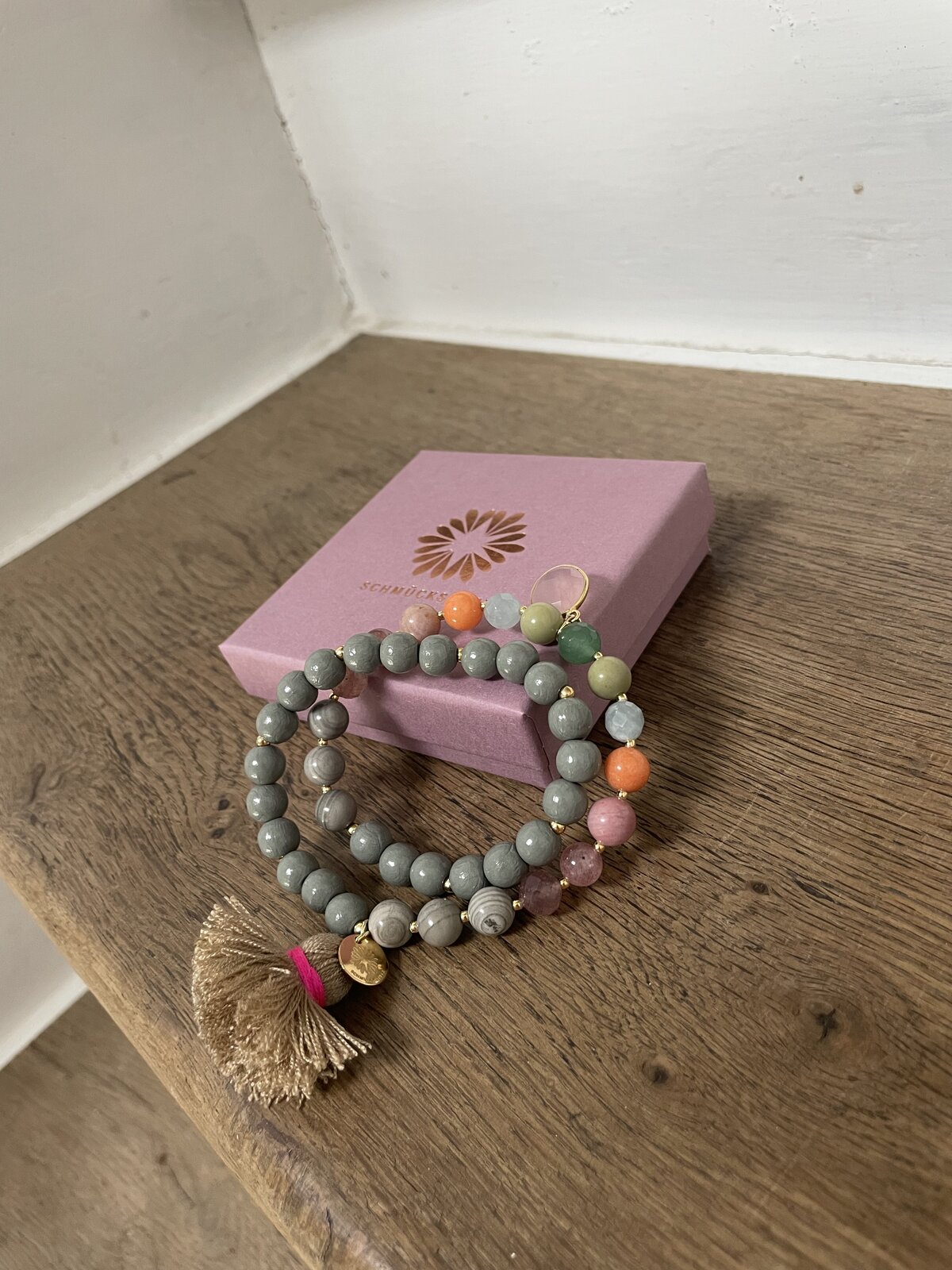 Wickelarmband “MALA TWIN COLOUR GREY” (SSK08)