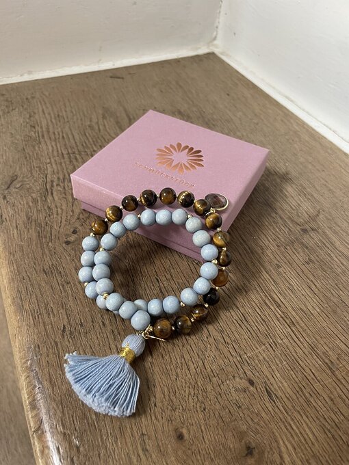 Wickelarmband “MALA TWIN BLUE TIGER” (SSK05)