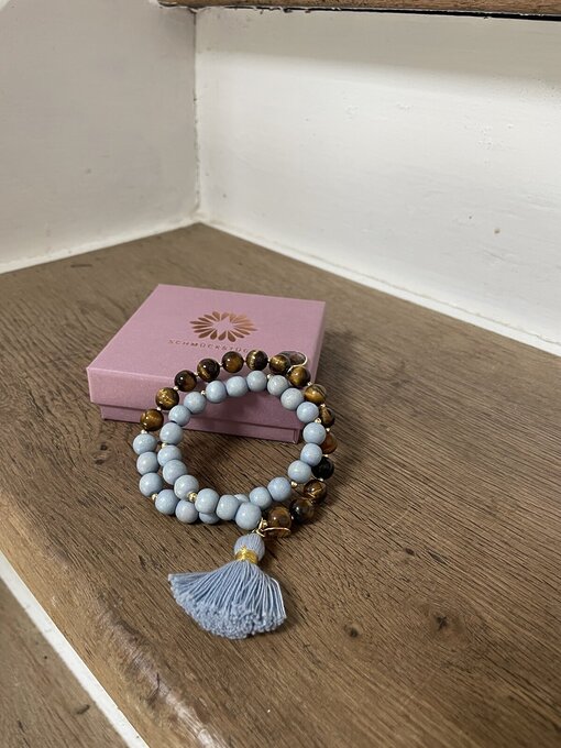 Wickelarmband “MALA TWIN BLUE TIGER” (SSK05)