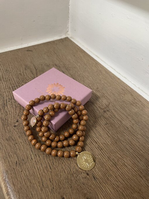 Wickelarmband “MALA TRIPLE CARAMEL” (SSK17)