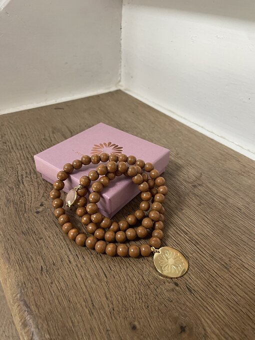 Wickelarmband “MALA TRIPLE CARAMEL” (SSK17)