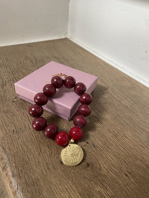 Armband “HSD BURGUNDY” (SSK26)