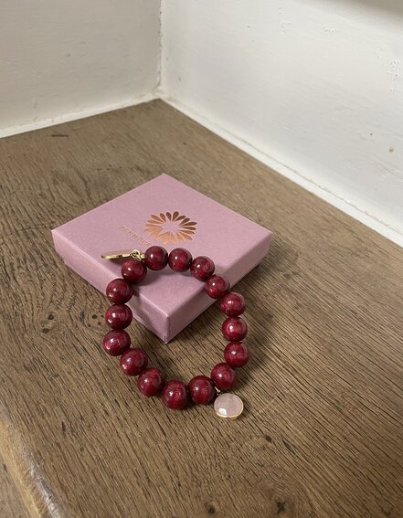 SCHMÜCKSTÜCK – Armband "HD SOFT BURGUNDY" (SSK21)