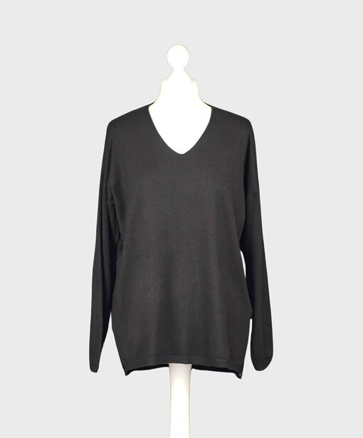 Feinstrickpulli “TATIANA” schwarz (GW87)