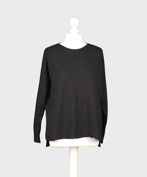 Feinstrickpulli “VIVIENNE” schwarz (GW86)