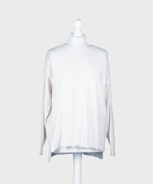 Feinstrickpulli “VIVIENNE” wollweiß (GW86)