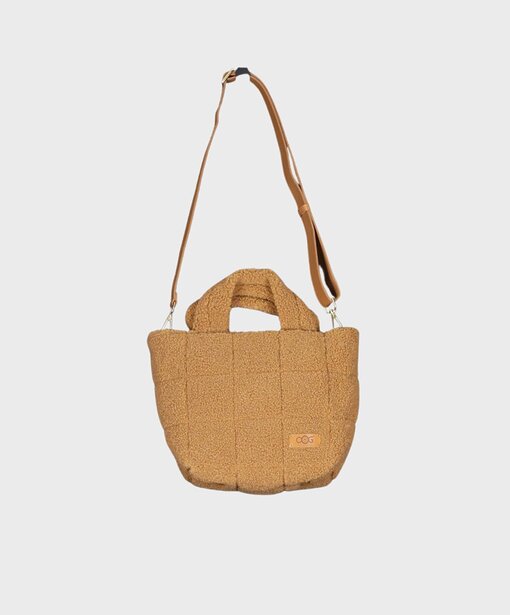 Teddyfell Handtasche “VIOLETTA” camel (OOG11)