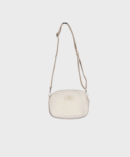Kleine Teddyfell Tasche “XARA” sand (OOG13)