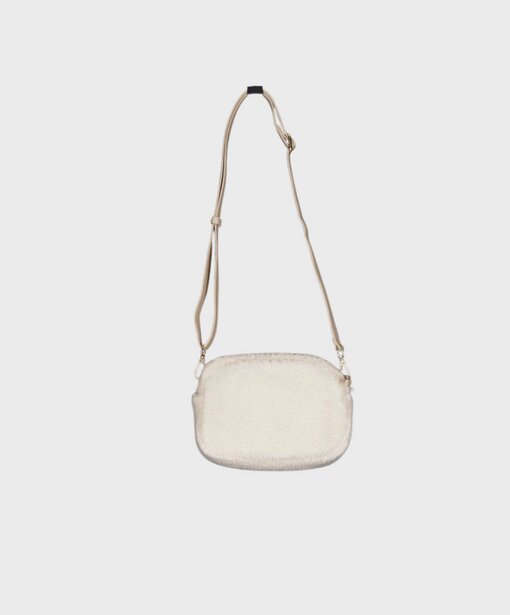 Kleine Teddyfell Tasche “XARA” sand (OOG13)