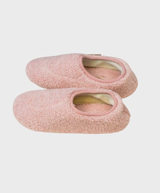 Kuschelige Fell Hausschuhe “NOLA” flamingo (OOG09)