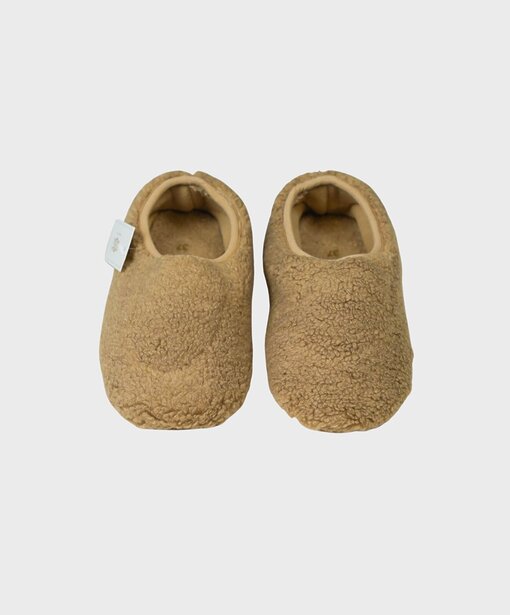 Kuschelige Fell Hausschuhe “NOLA” khaki (OOG09)