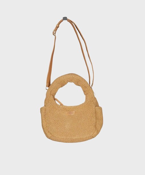 Teddyfell Henkeltasche “SIDRA” camel (OOG10)