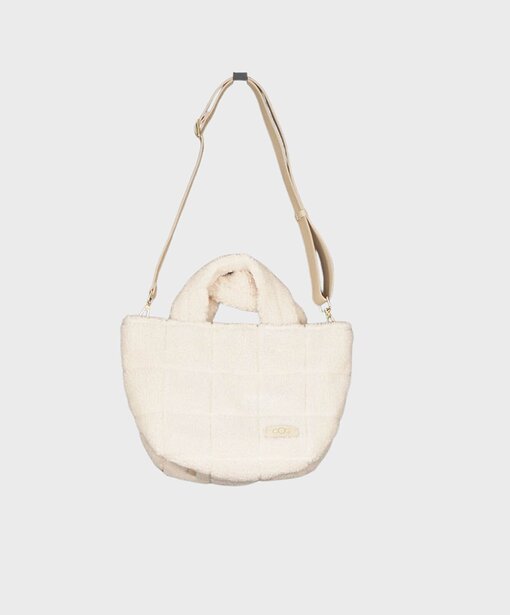 Teddyfell Handtasche “VIOLETTA” sand (OOG11)