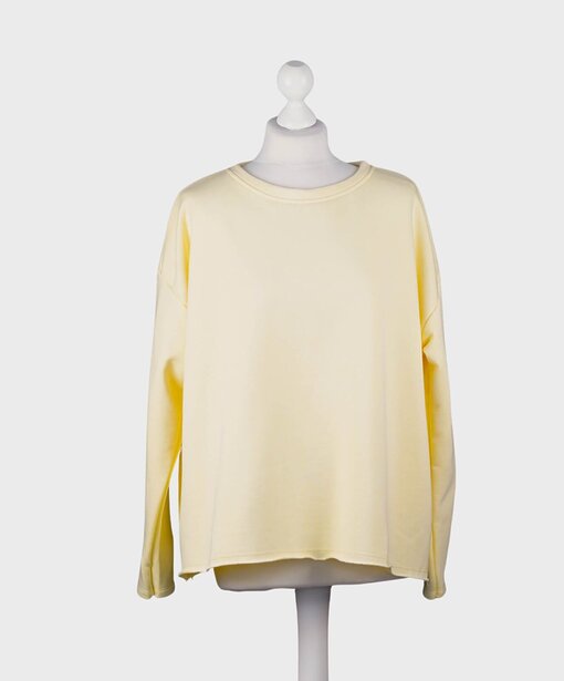 Lässiges Sweatshirt “SHARON” pastellgelb (GW01)