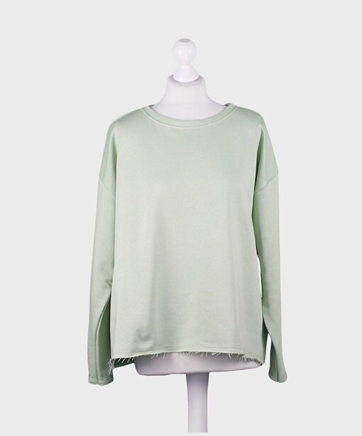 Lässiges Sweatshirt “SHARON” lindgrün (GW01)