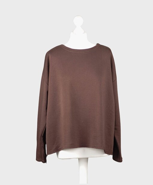 Lässiges Sweatshirt “SHARON” schokobraun (GW01)