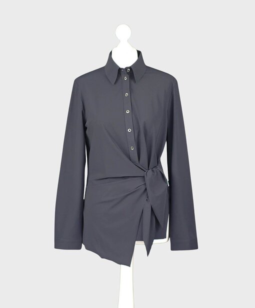 Extravagante Bluse “MIRA” navy (PI21)