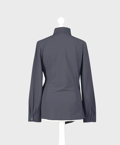 Extravagante Bluse “MIRA” navy (PI21)