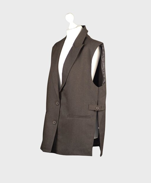Elegante Weste “VERONIKA” braun (GW49)