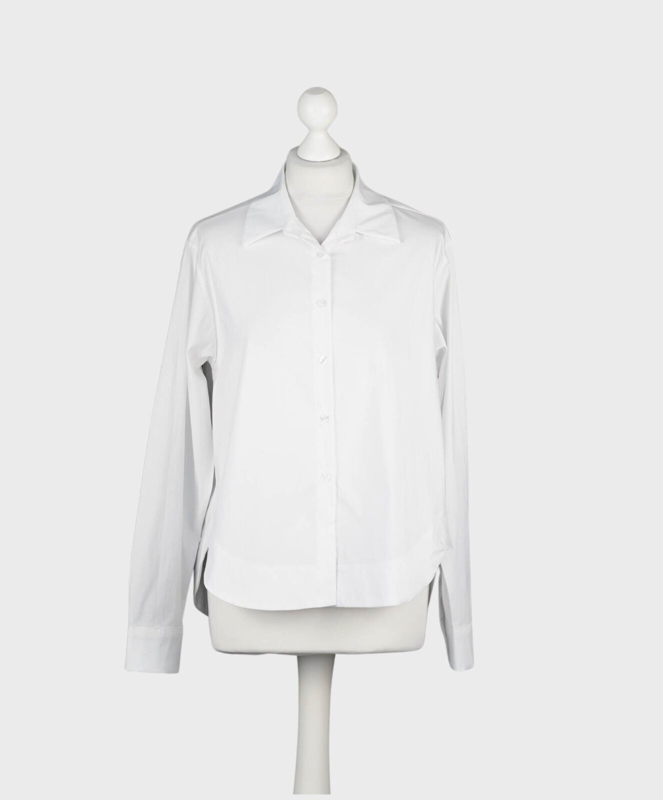 Elastische Hemdbluse “ERIKA” weiß (HB06)