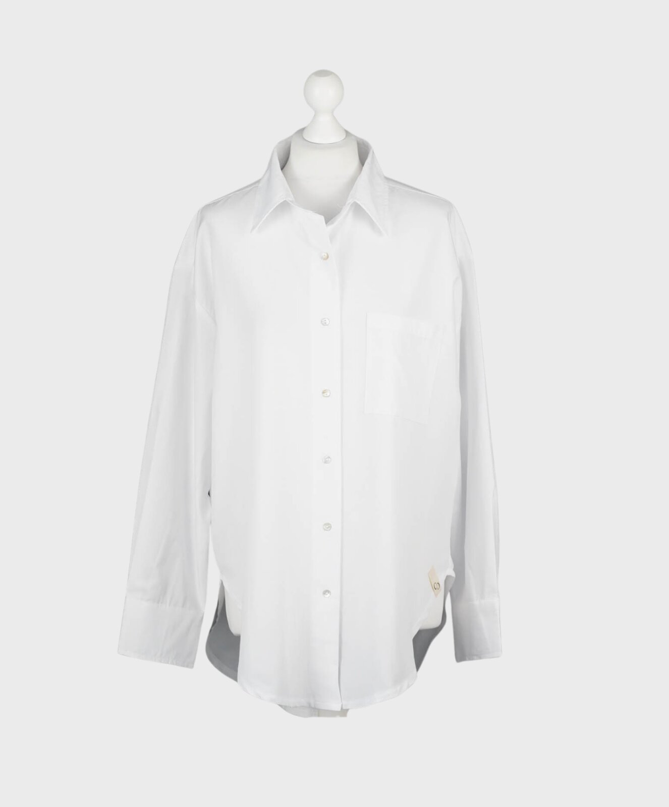 Oversized Hemdbluse “OLIVIA” white (CC03)