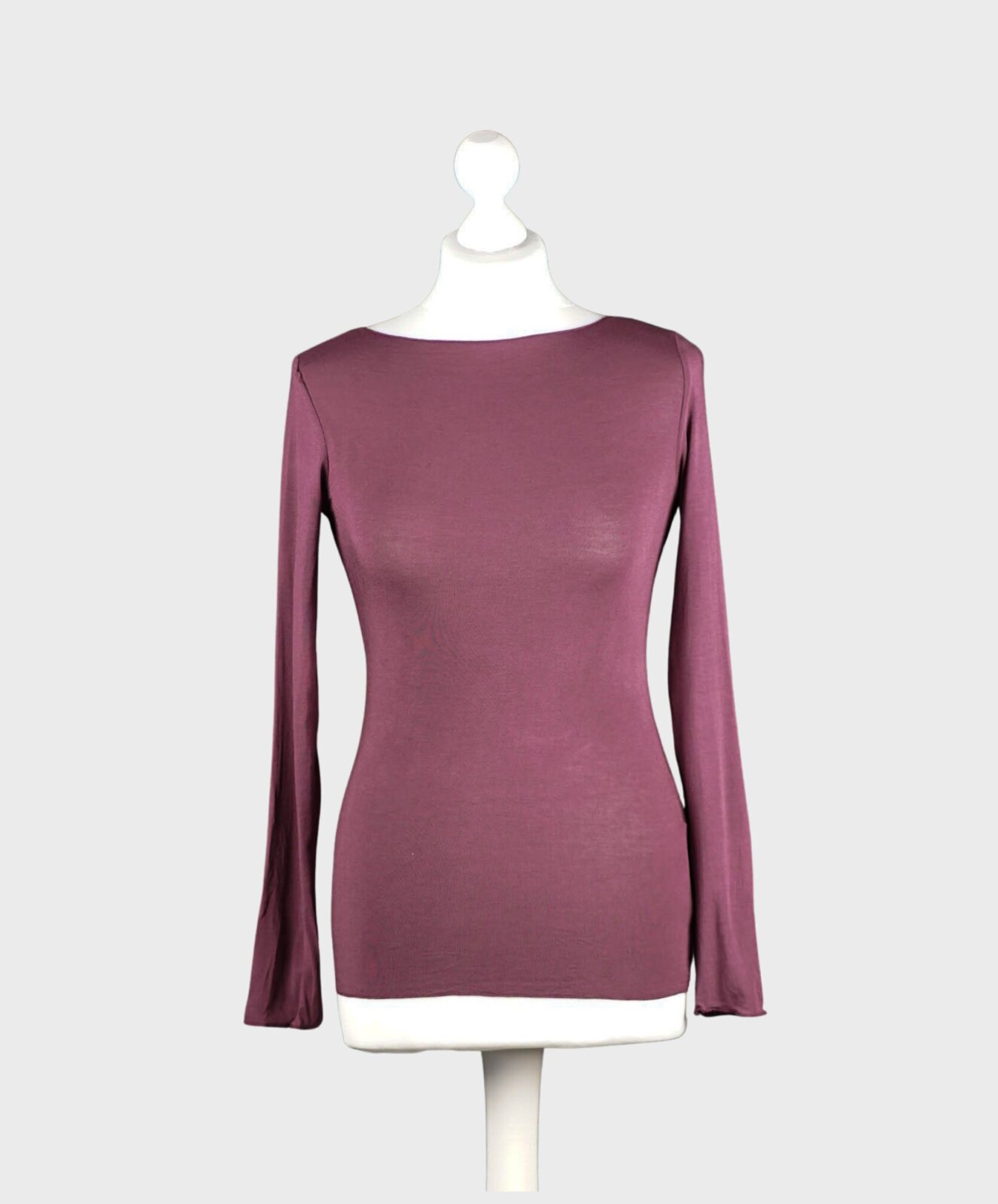 Transparentes Shirt “ALESSIA” burgunder (BA60)