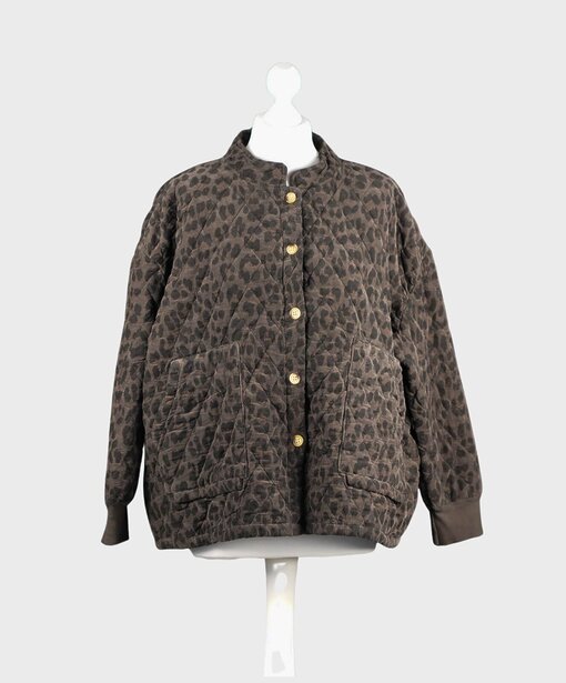 Feine Cord Steppjacke “JASMINA” leo braun (GW81)
