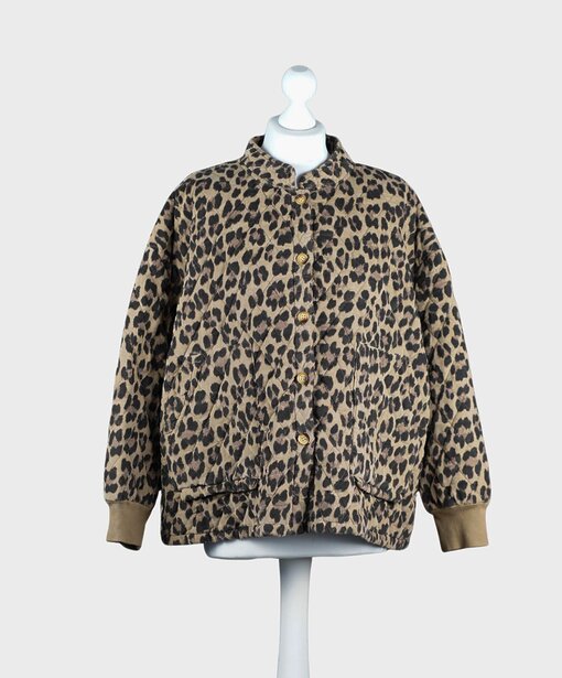 Feine Cord Steppjacke “JASMINA” leo beige (GW81)