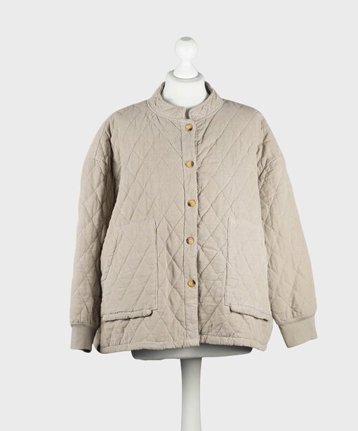 Feine Cord Steppjacke “JASMINA” sand (GW81)