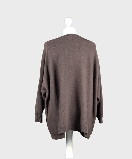 Feinstrick Pullover “ABBY” braun (GW82)