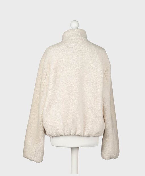 Kurze Teddyjacke “FRANKA” wollweiß (GW71)